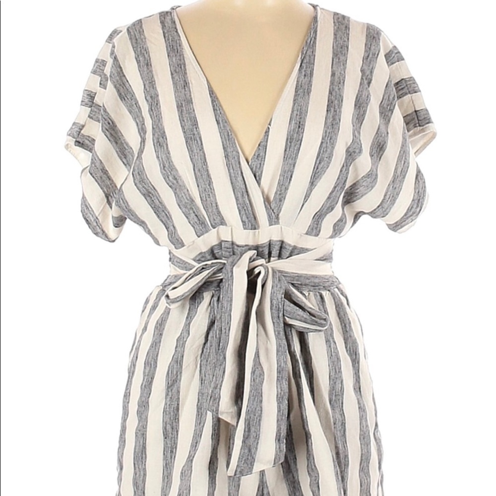 American Eagle Striped Romper